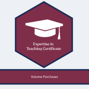 Expertise in Teaching Certificate Volume Purchase Logo