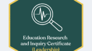 Education Research and Inquiry Certificate (Leadership) Logo