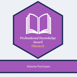 Professional Knowledge Award (Mentor) Volume Purchase