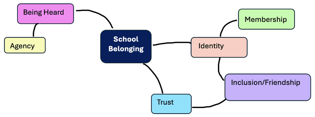 Figure 1 shows themes emerging from survey responses.