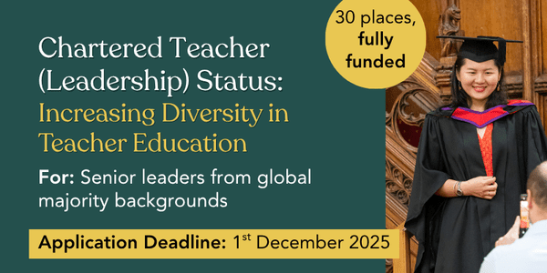 Strengthen your evidence-informed leadership practice. Senior Leaders from Global Majority Backgrounds can Apply before 1st December