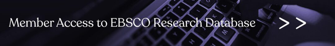 Members can access EBSCO research database by clicking this image